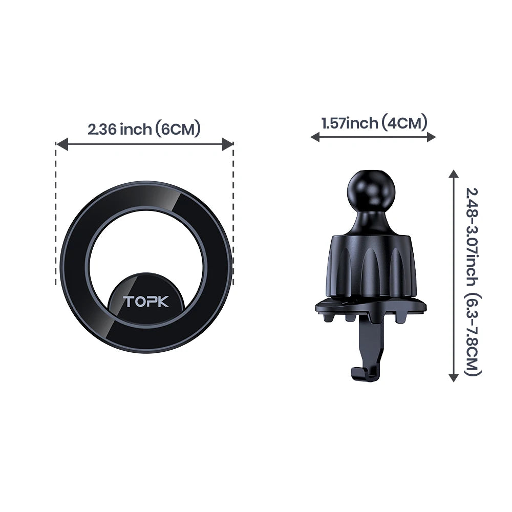 Premium MagSafe Magnetic Car Phone Mount