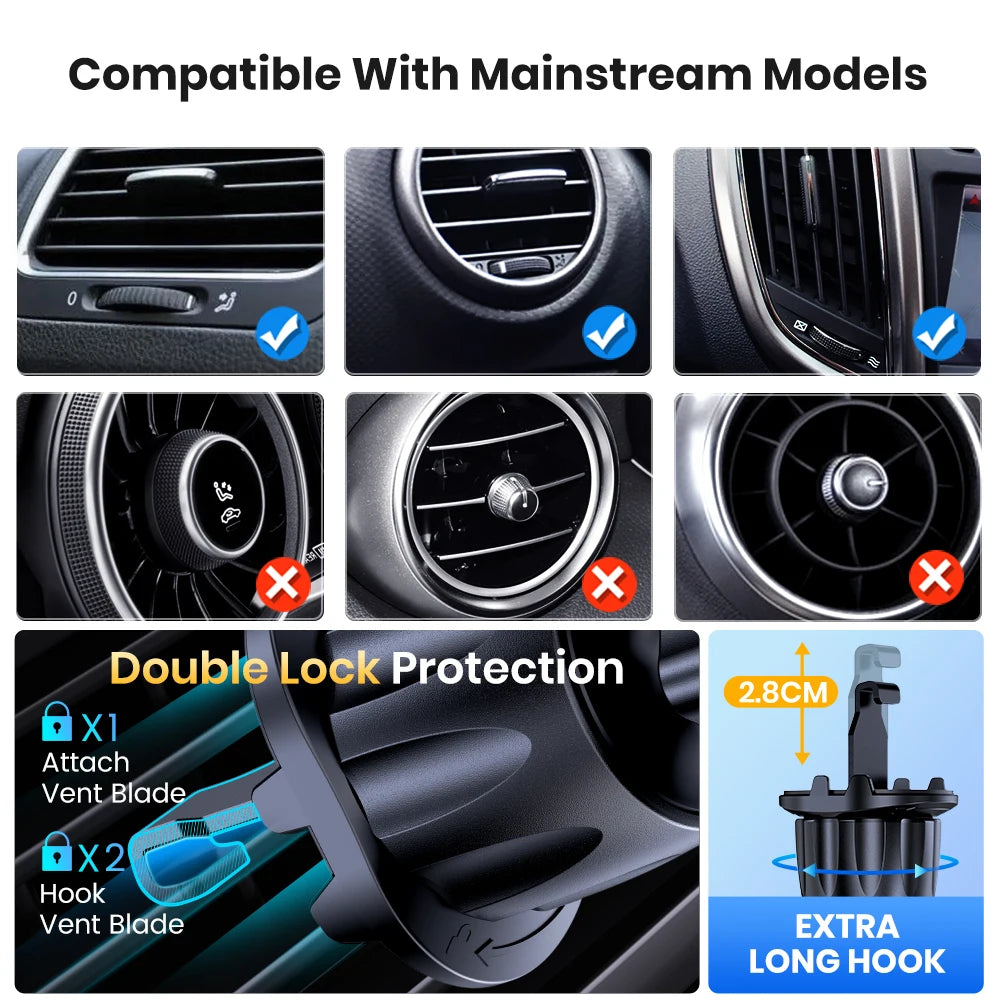 Premium MagSafe Magnetic Car Phone Mount